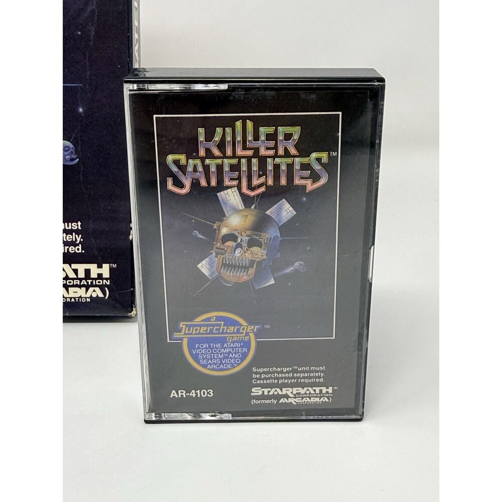 Killer Satellites Atari 2600 Starpath Complete CIB Tested - Picture 3 of 13